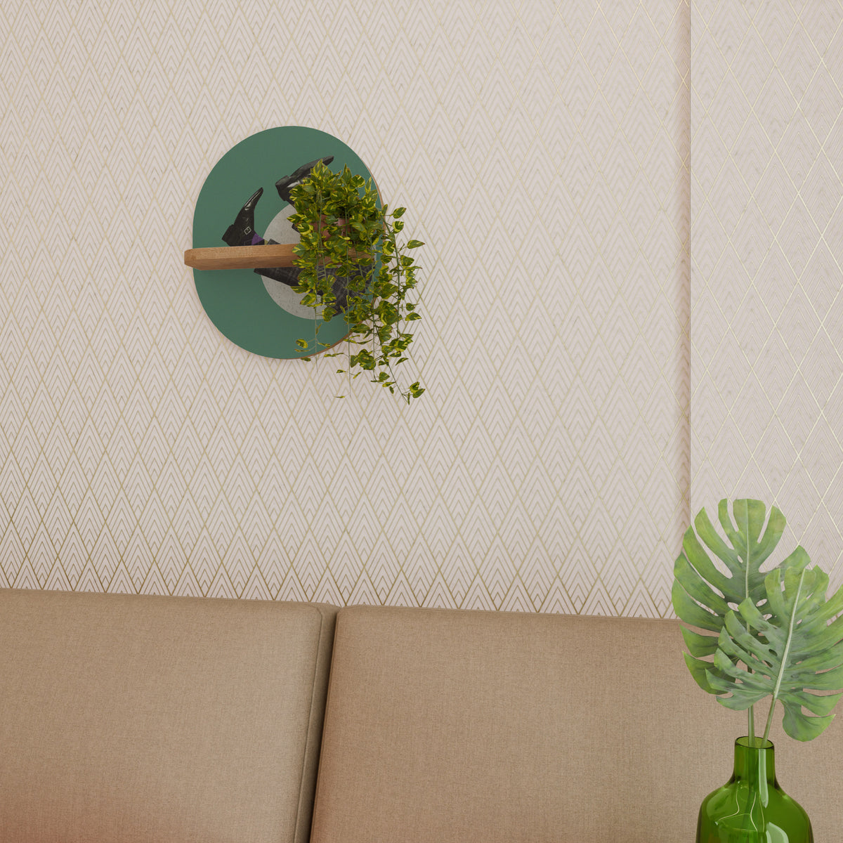 FALL OF MAN Dekoratives Wandregal