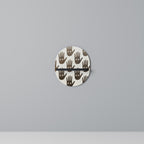 SEE MORE Ovales Kunstregal in Schwarz