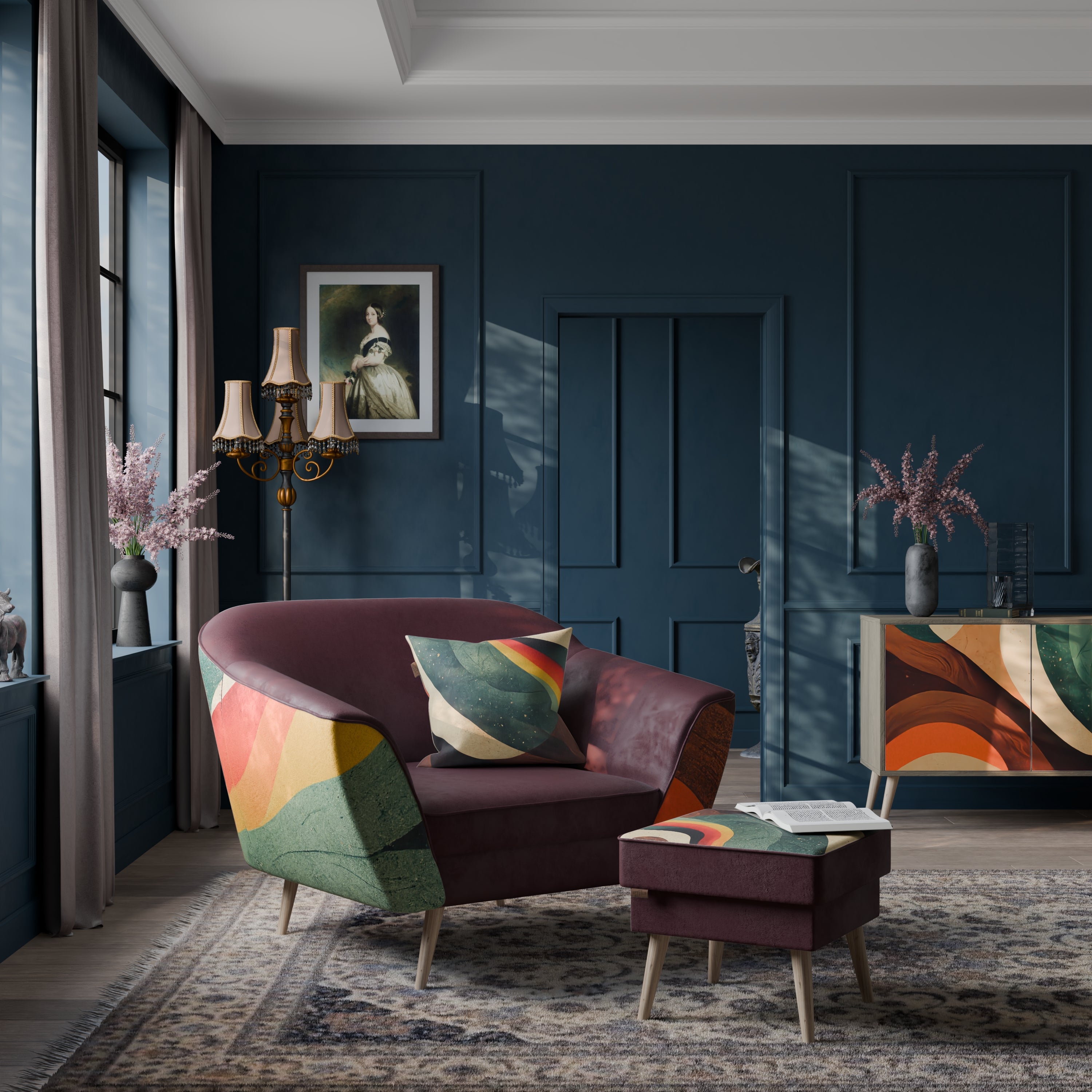 COLORFUL STRANDS Sessel AURORA