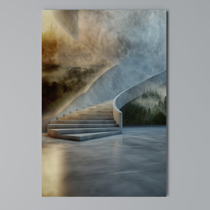 STEPS TO SERENITY Vertical Canvas Print