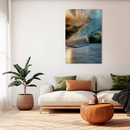 STEPS TO SERENITY Vertical Canvas Print