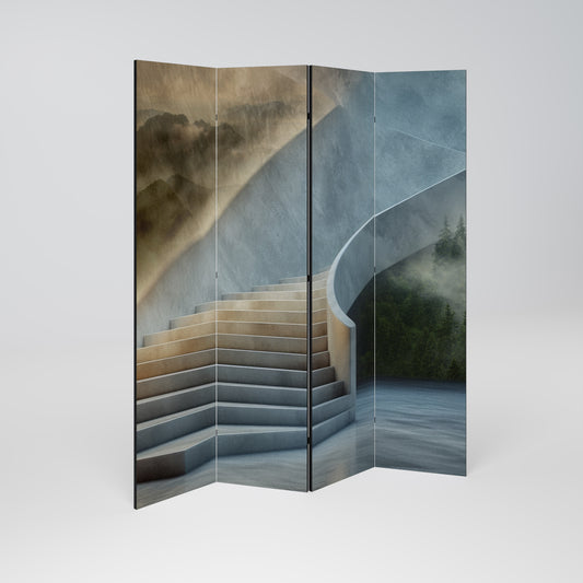 STEPS TO SERENITY 4-teiliger Paravent