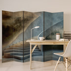 STEPS TO SERENITY Dekorativer Paravent - 6-teilig