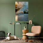 STEPS TO SERENITY Selbstklebendes Poster - Hochformat