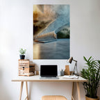 STEPS TO SERENITY Selbstklebendes Poster - Hochformat