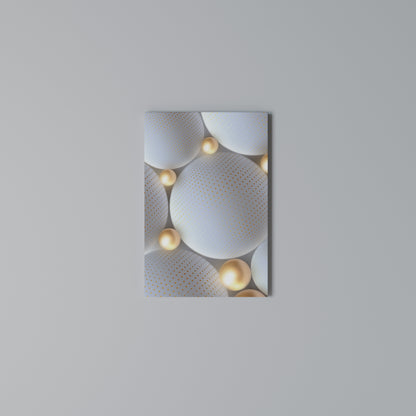 LUMINOUS SPHERICAL HARMONY Vertical Canvas Print