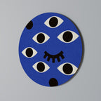 UNDER CONTROL Runde Wanddekoration Ø 69 cm