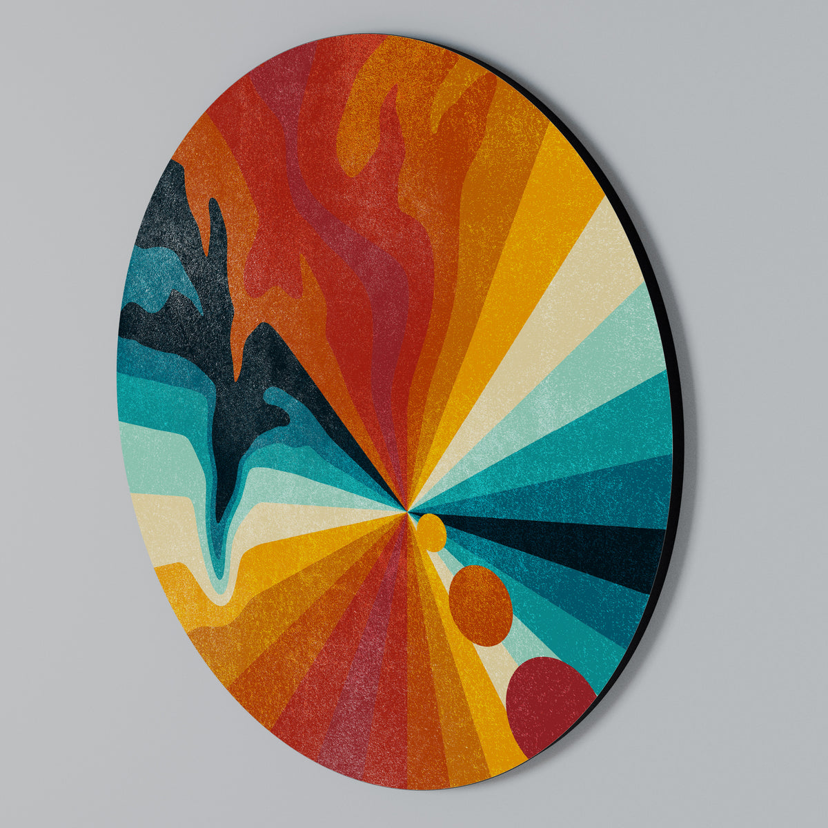 PERFECT IMPERFECTION Rundes Wandbild