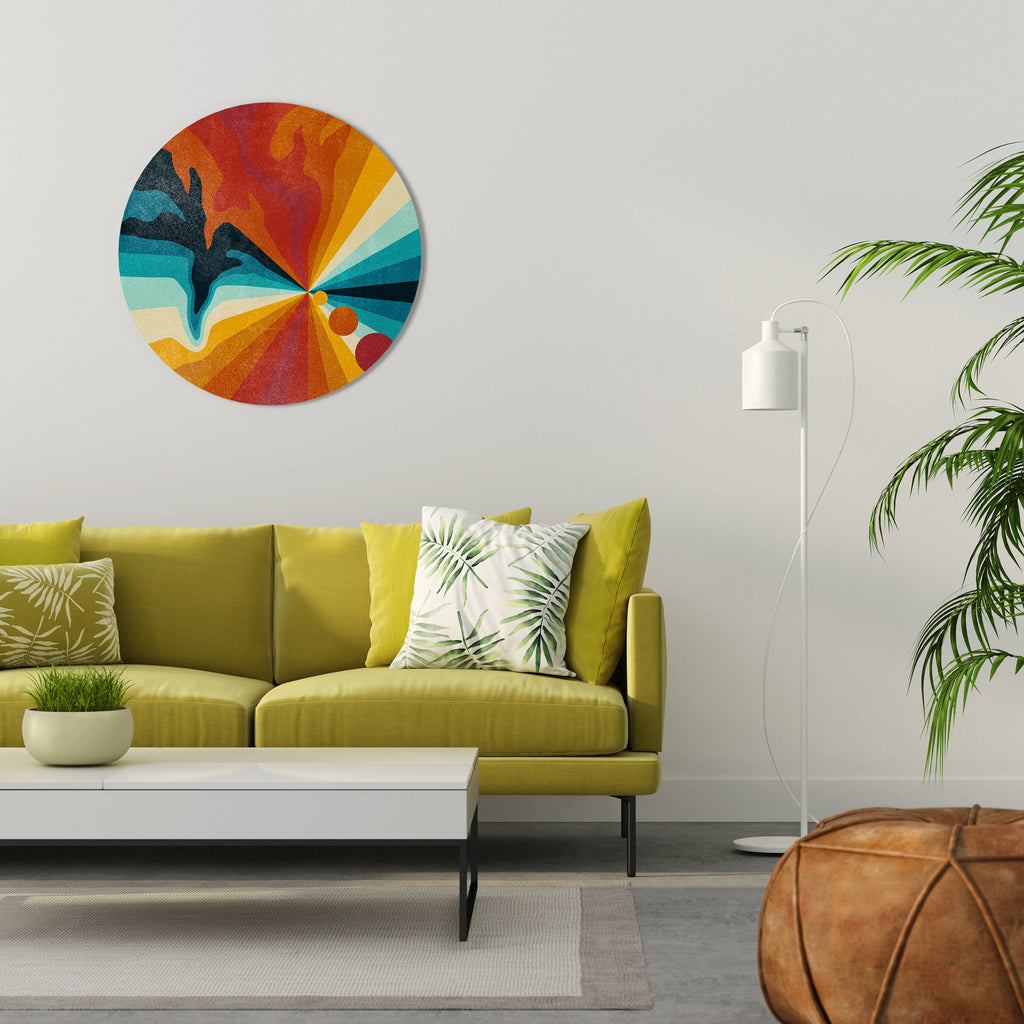 PERFECT IMPERFECTION Runde Wanddekoration Ø 69 cm