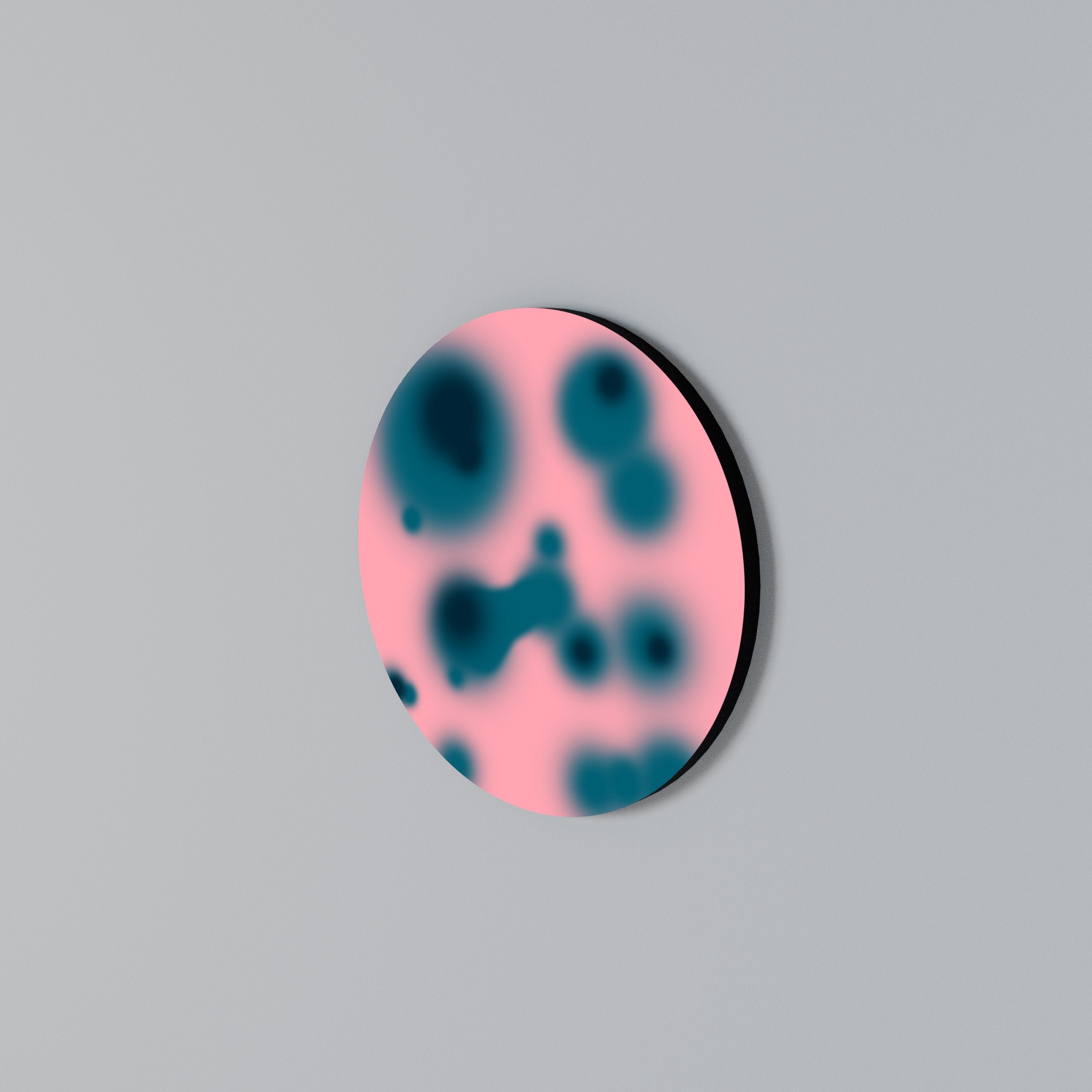 TOUCH OF MYSTERY Rundes Wandbild