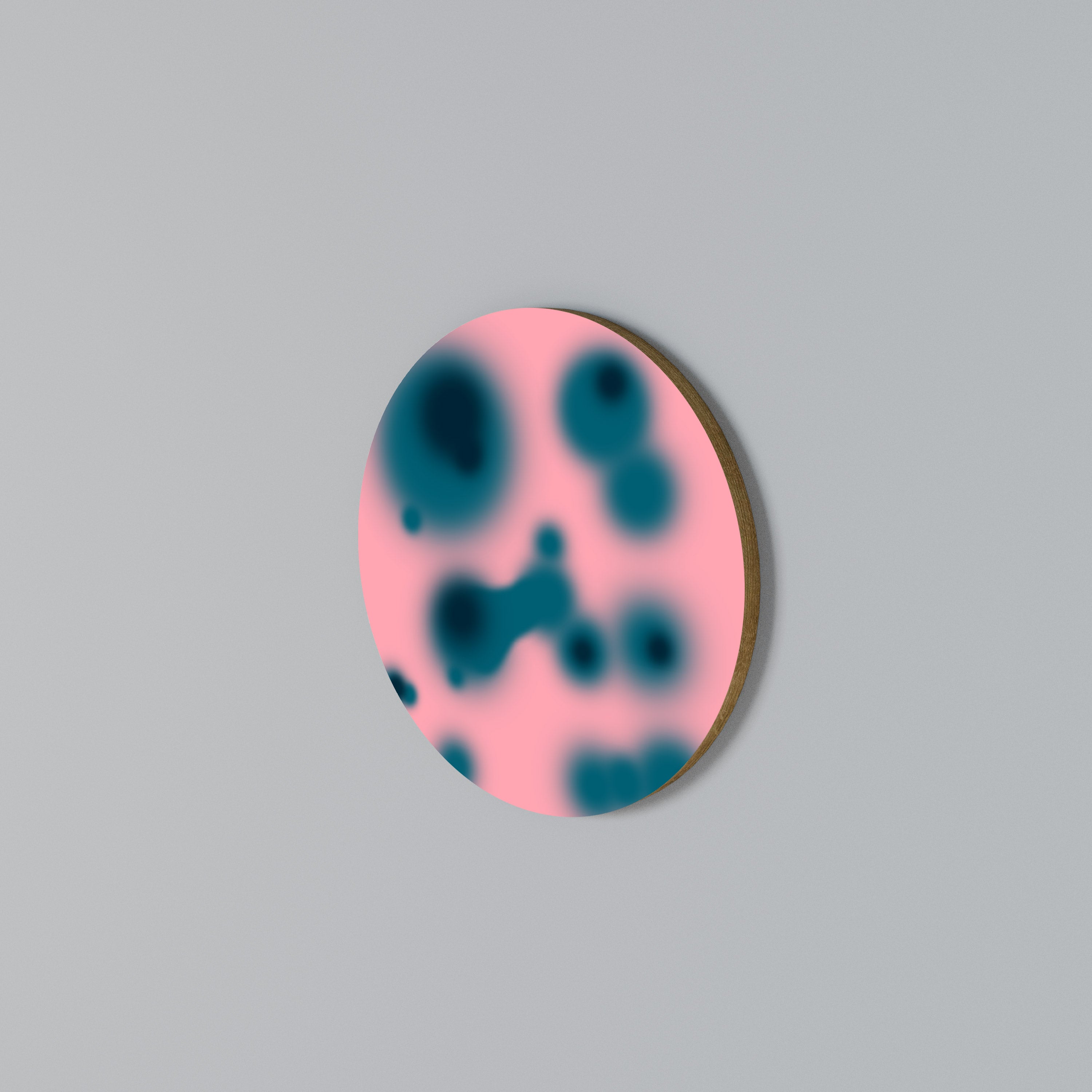 TOUCH OF MYSTERY Rundes Wandbild