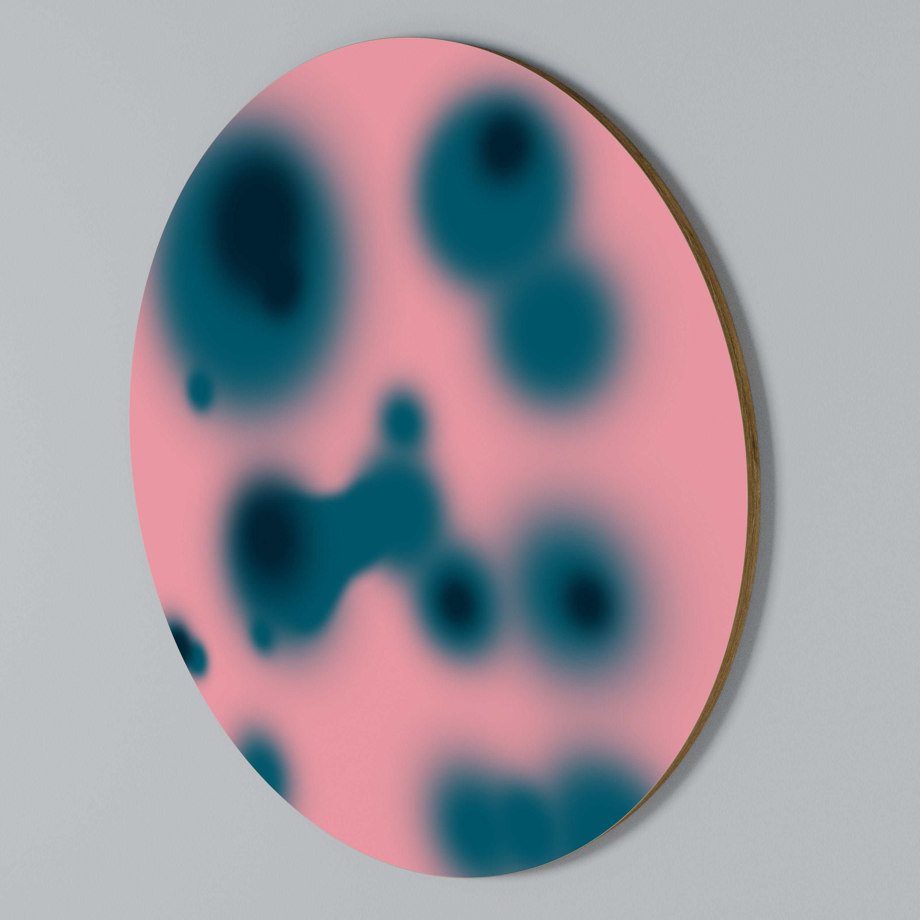 TOUCH OF MYSTERY Rundes Wandbild