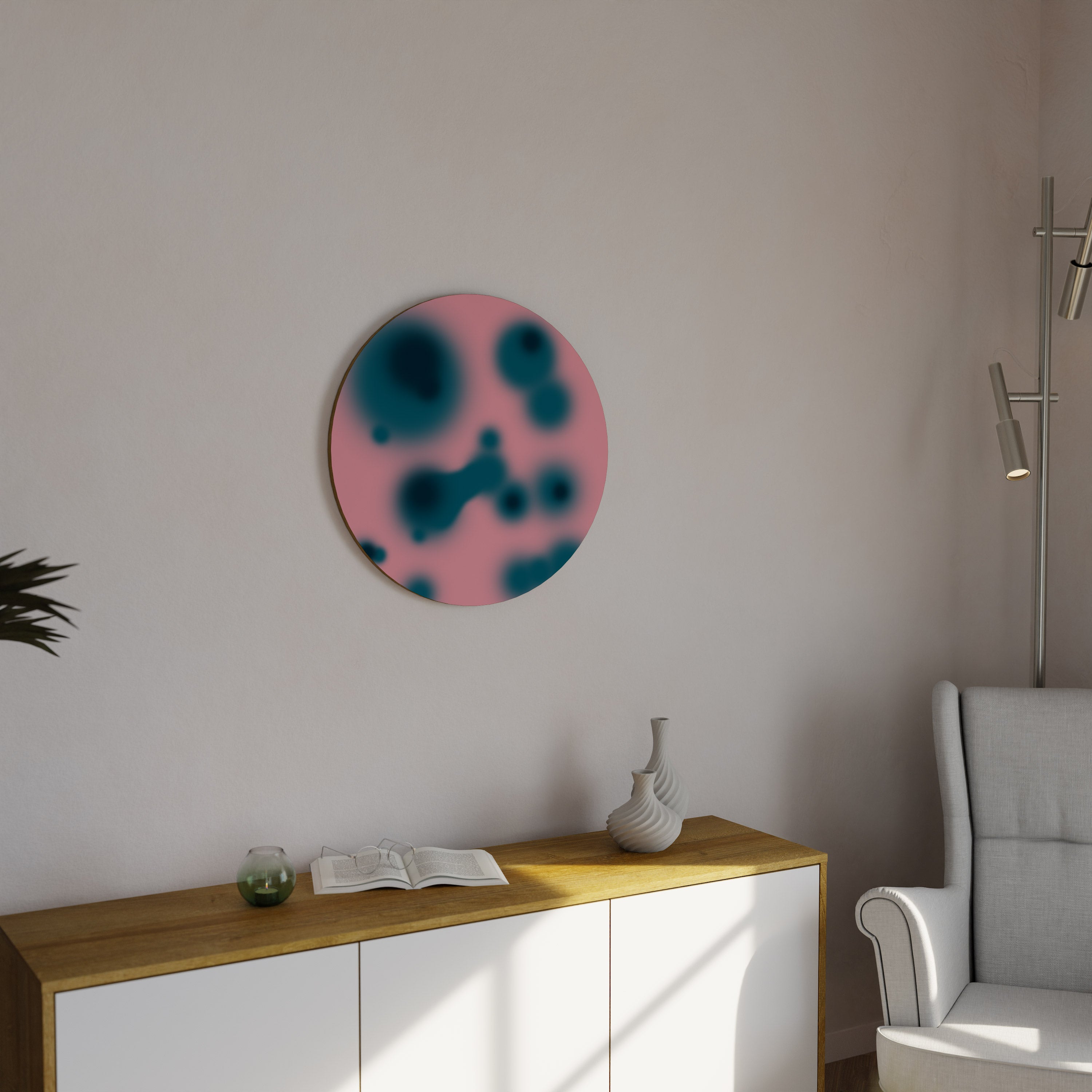 TOUCH OF MYSTERY Runde Wanddekoration Ø 69 cm