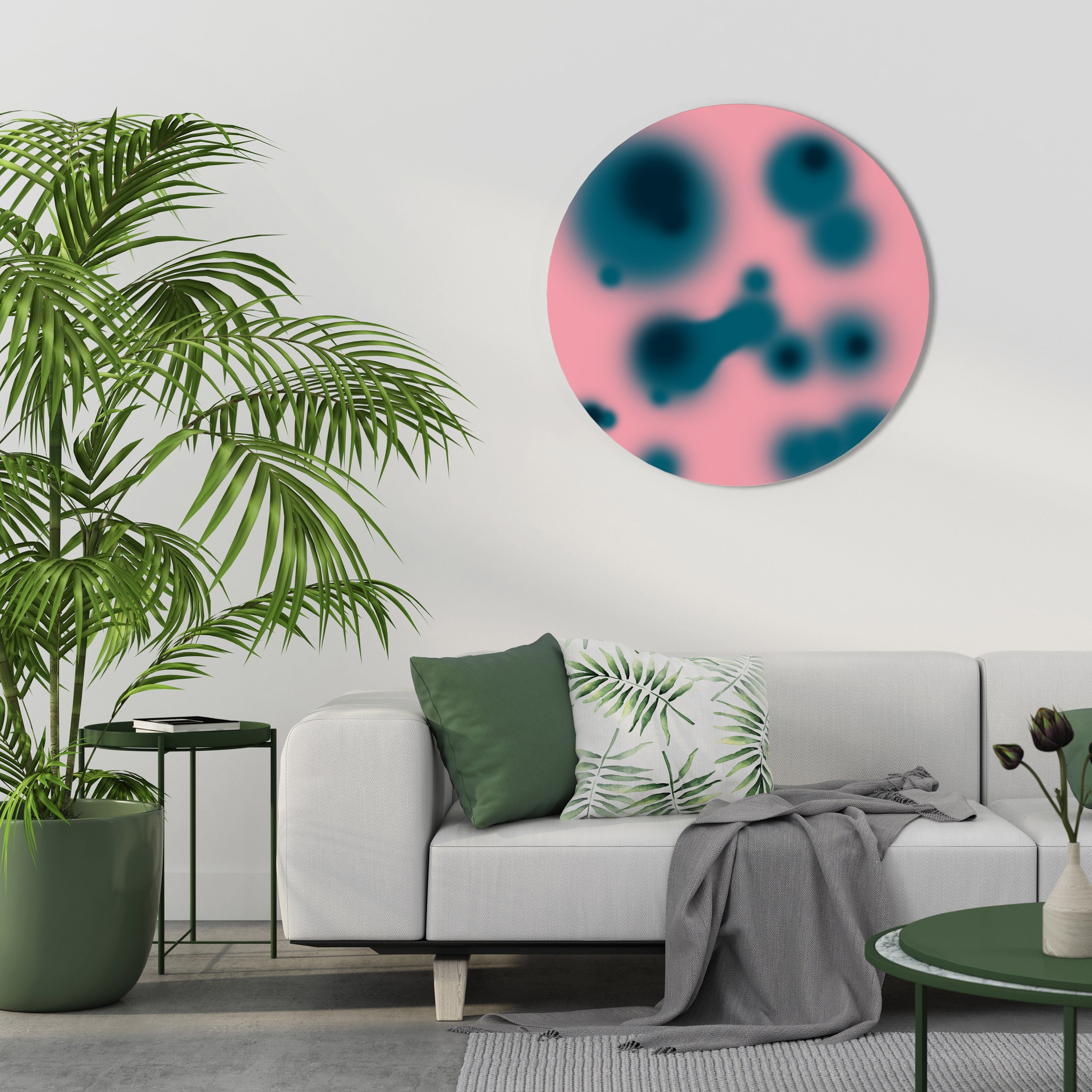 TOUCH OF MYSTERY Runde Wanddekoration Ø 69 cm