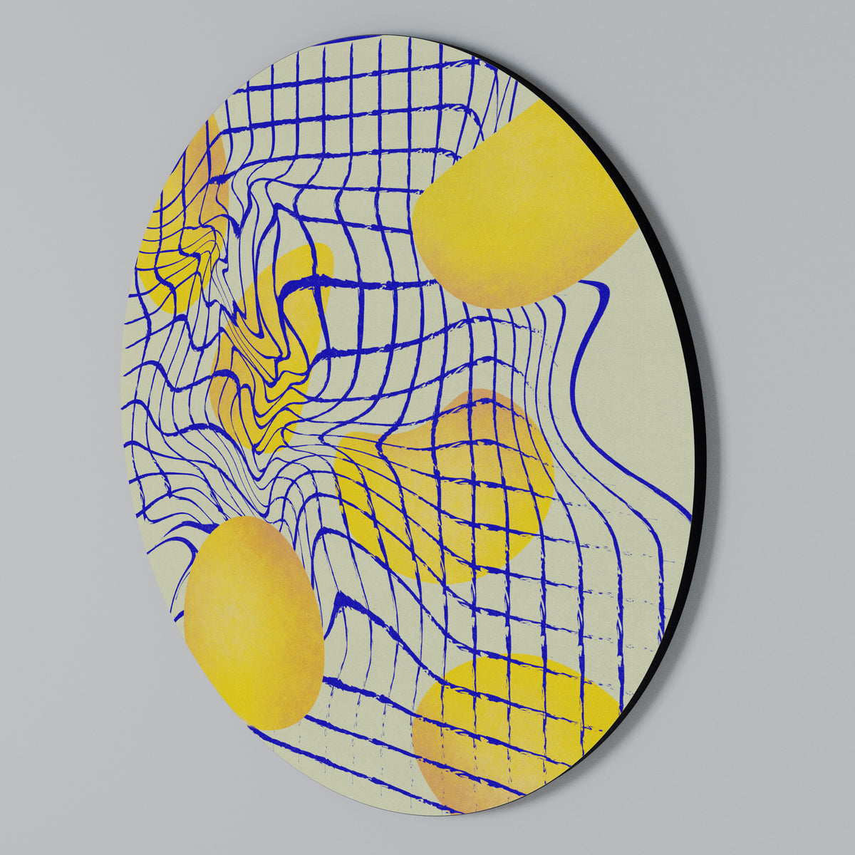 CURVED SPACE Rundes Wandbild