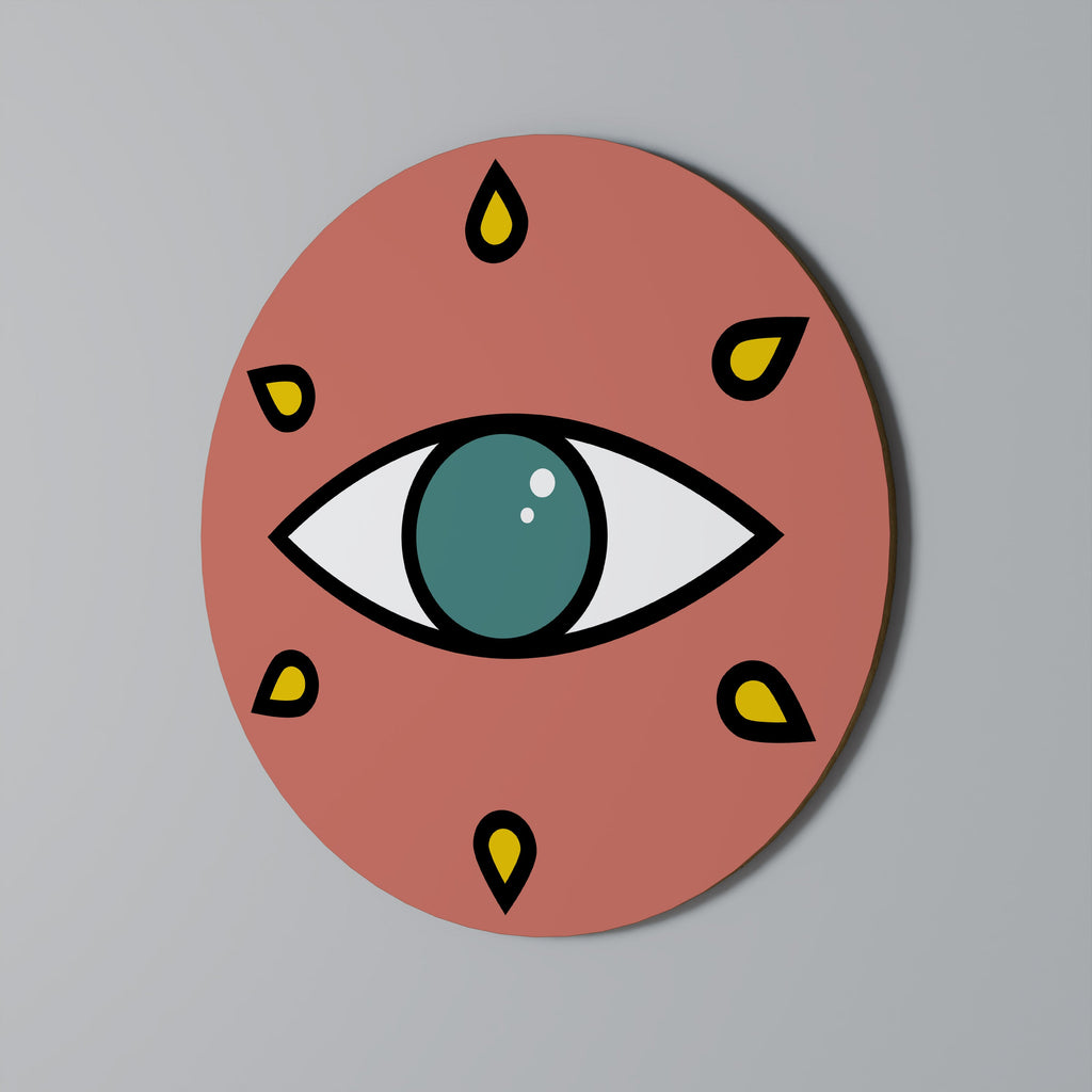 SEE EVERYTHING Runde Wanddekoration Ø 69 cm