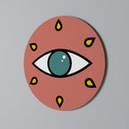 SEE EVERYTHING Runde Wanddekoration Ø 69 cm