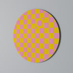 OPTIMISTIC WORLD Runde Wanddekoration Ø 69 cm