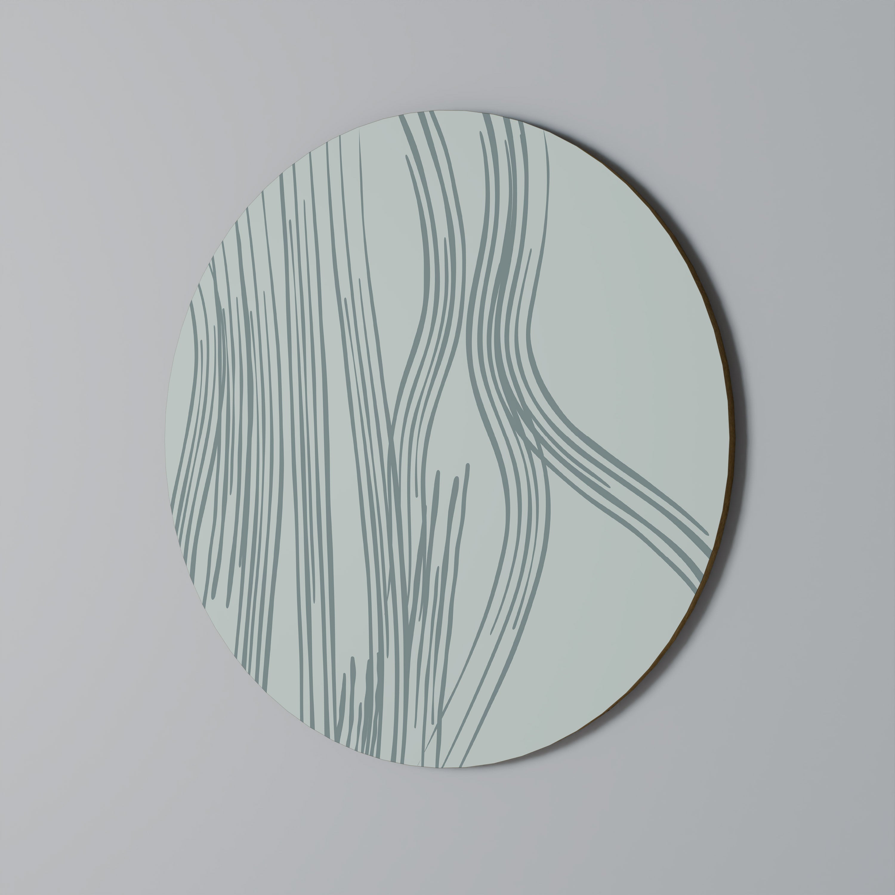 MEMORY TRACES Runde Wanddekoration Ø 69 cm