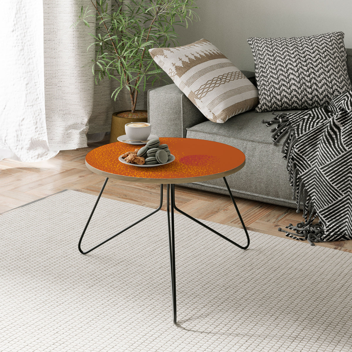 GLITTER COMPOSITION Couchtisch