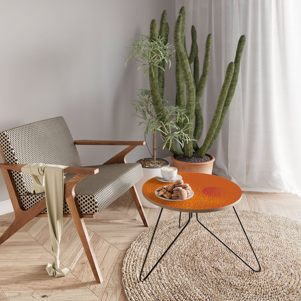 GLITTER COMPOSITION Couchtisch