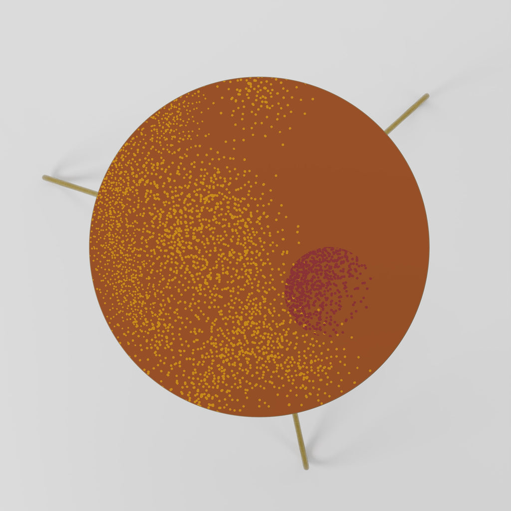 GLITTER COMPOSITION Couchtisch 60