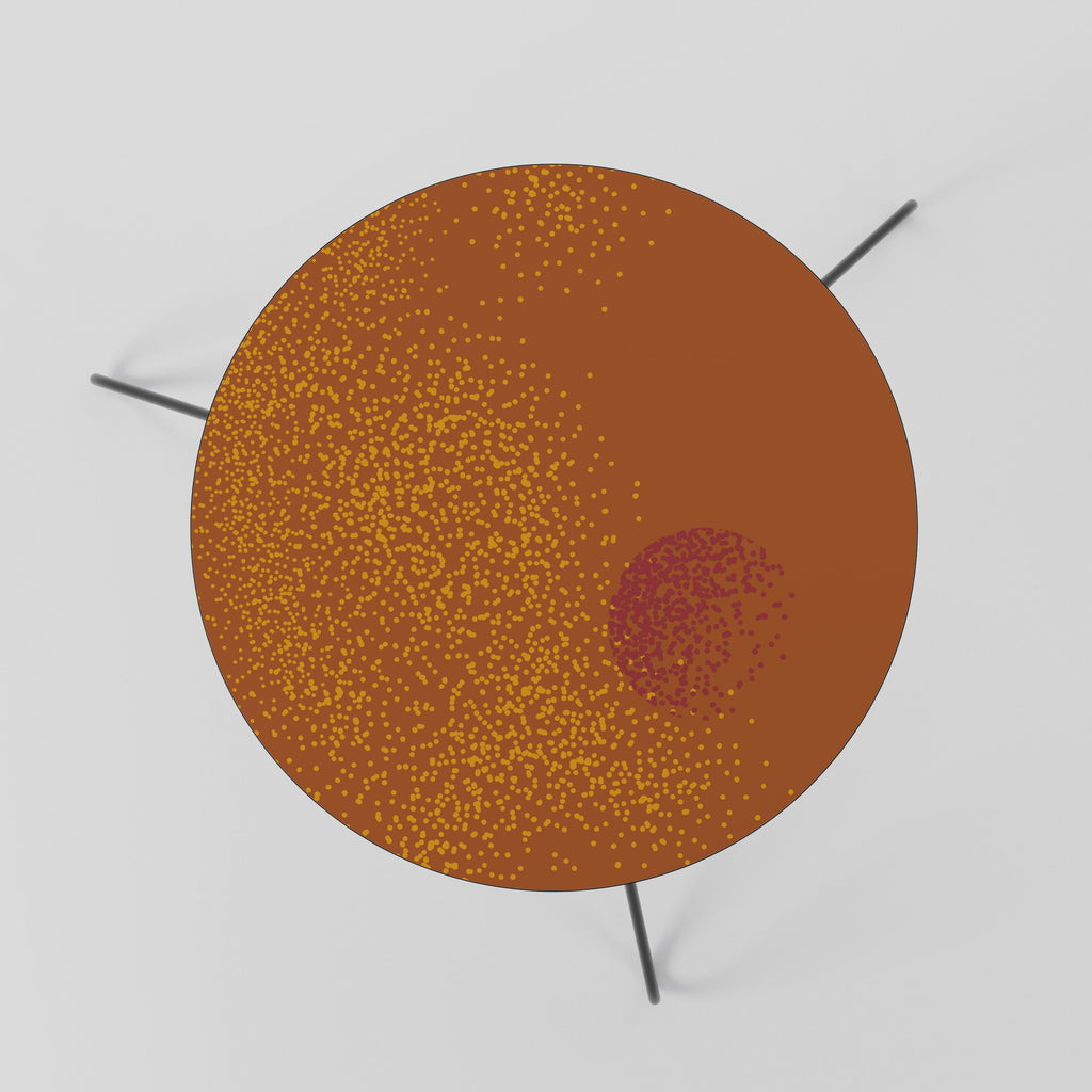 GLITTER COMPOSITION Couchtisch 60