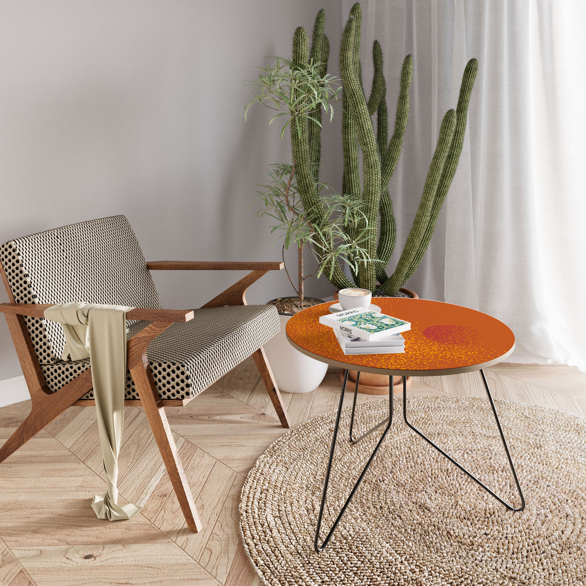 GLITTER COMPOSITION Couchtisch