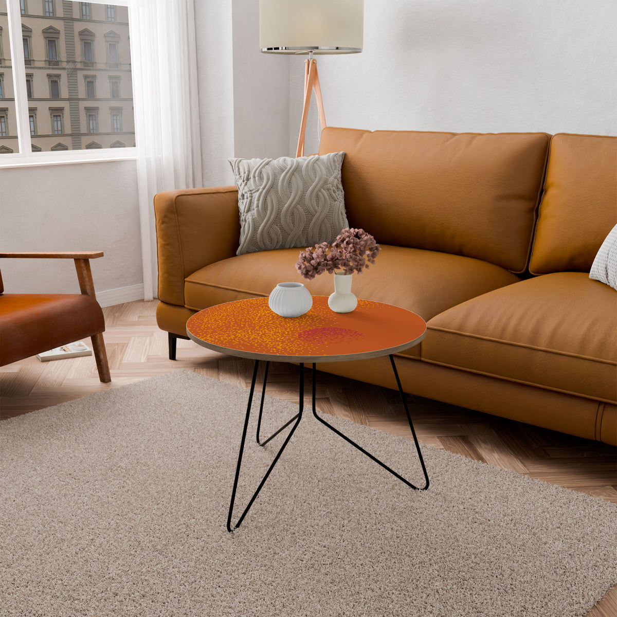 GLITTER COMPOSITION Couchtisch