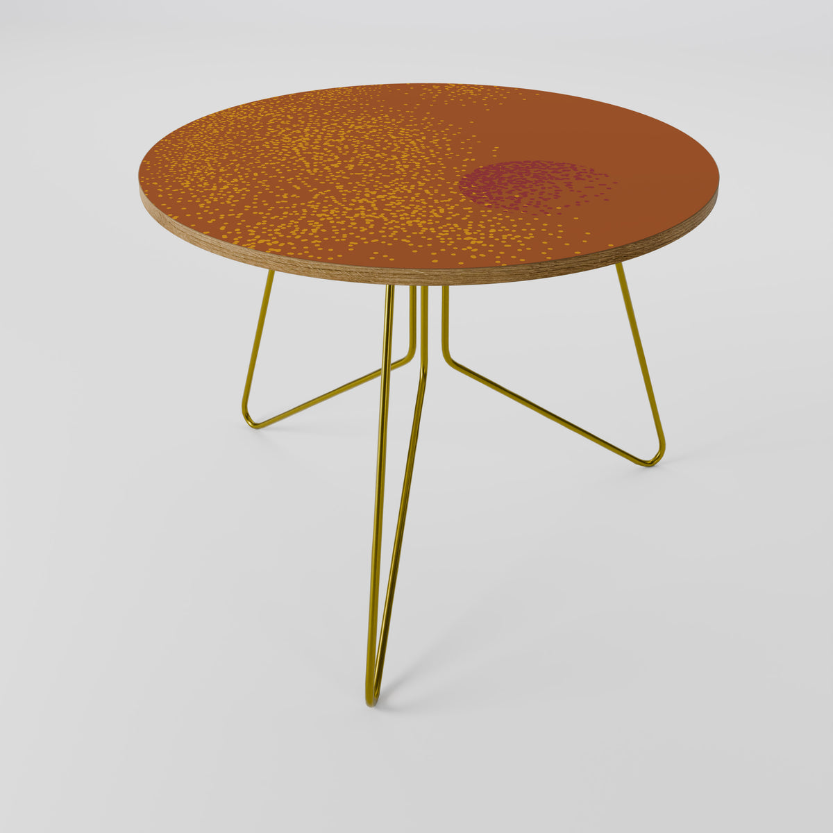 GLITTER COMPOSITION Couchtisch
