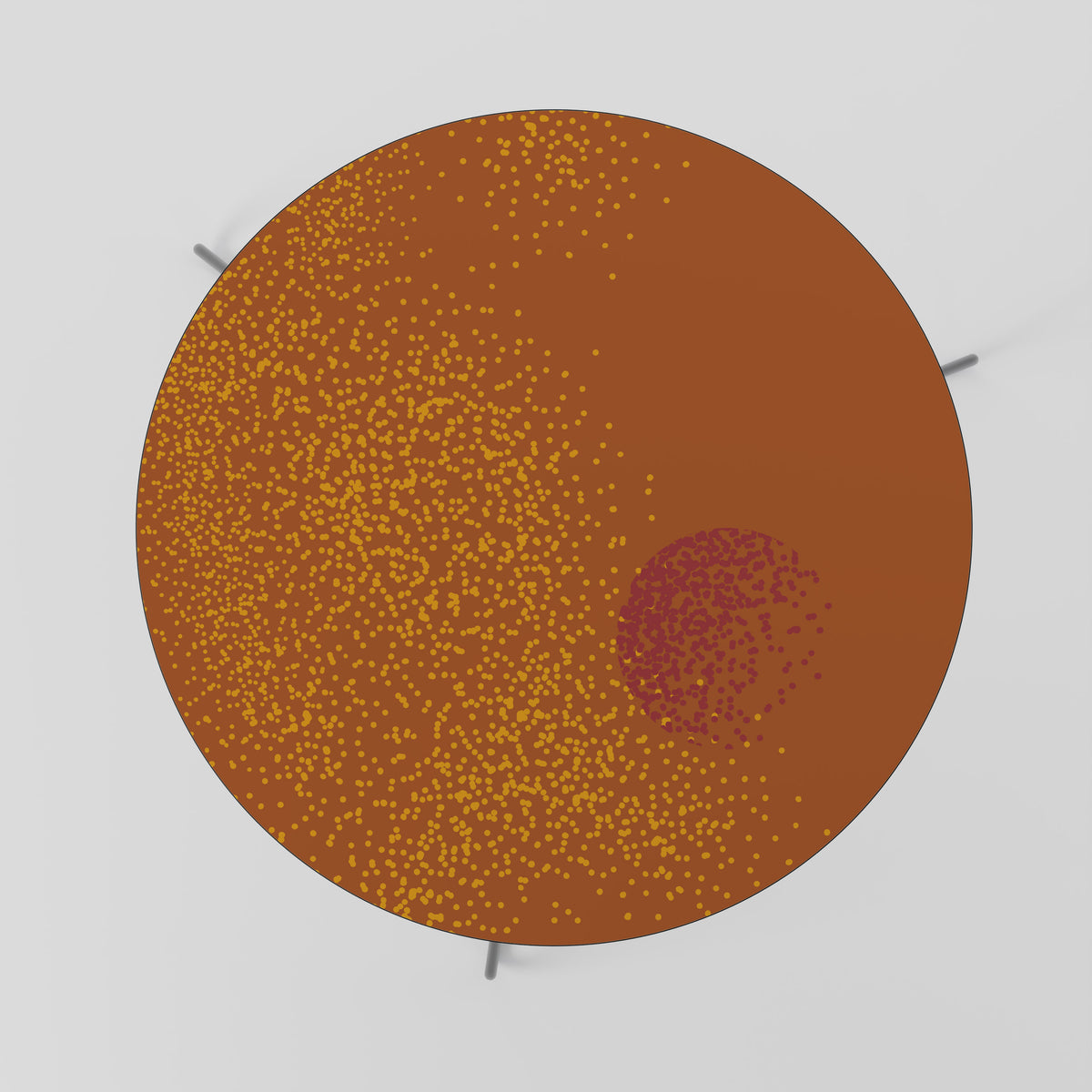 GLITTER COMPOSITION Couchtisch