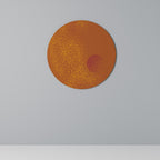 GLITTER COMPOSITION Runde Wanddekoration Ø 69 cm