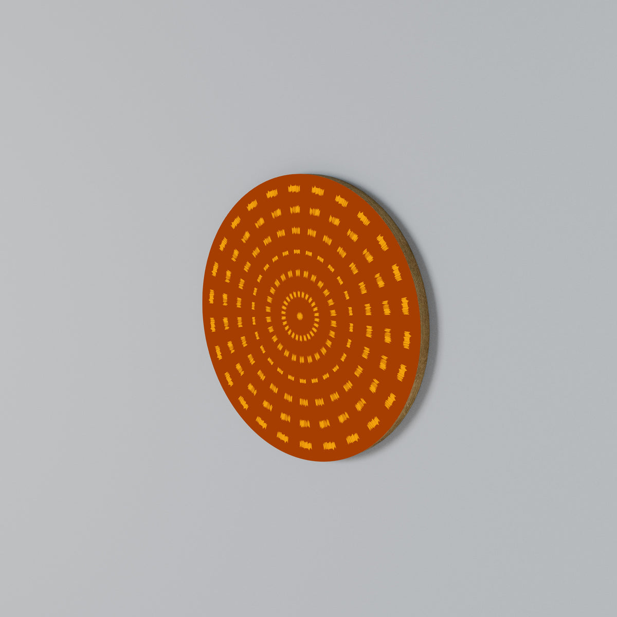 RADIANT ENERGY Rundes Wandbild