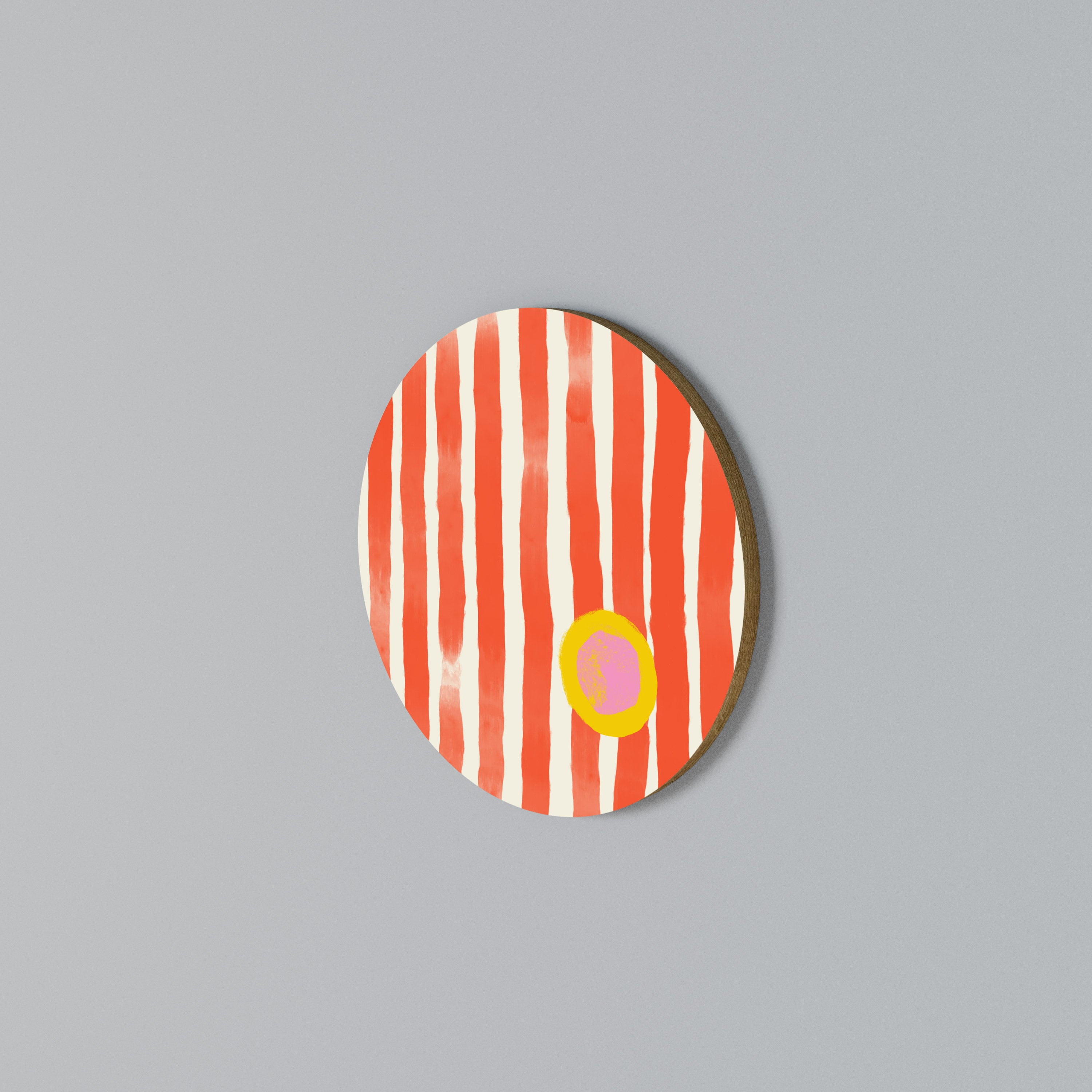 JOYFUL VIBES Round Wall Art