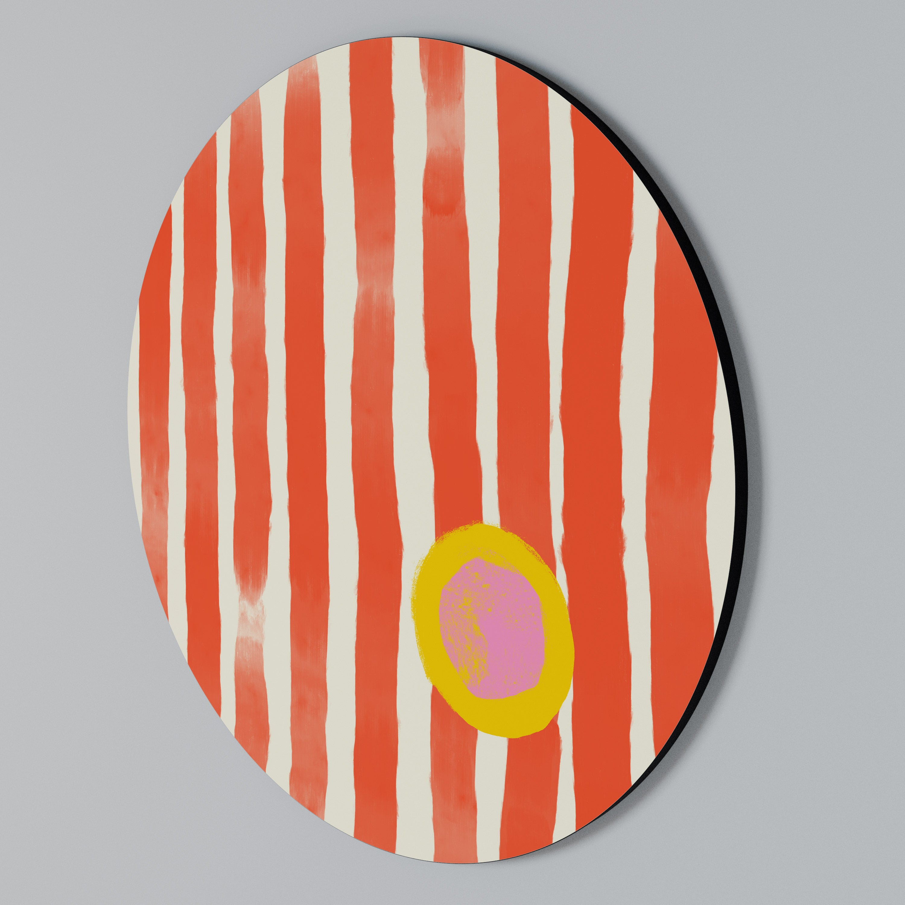 JOYFUL VIBES Round Wall Art