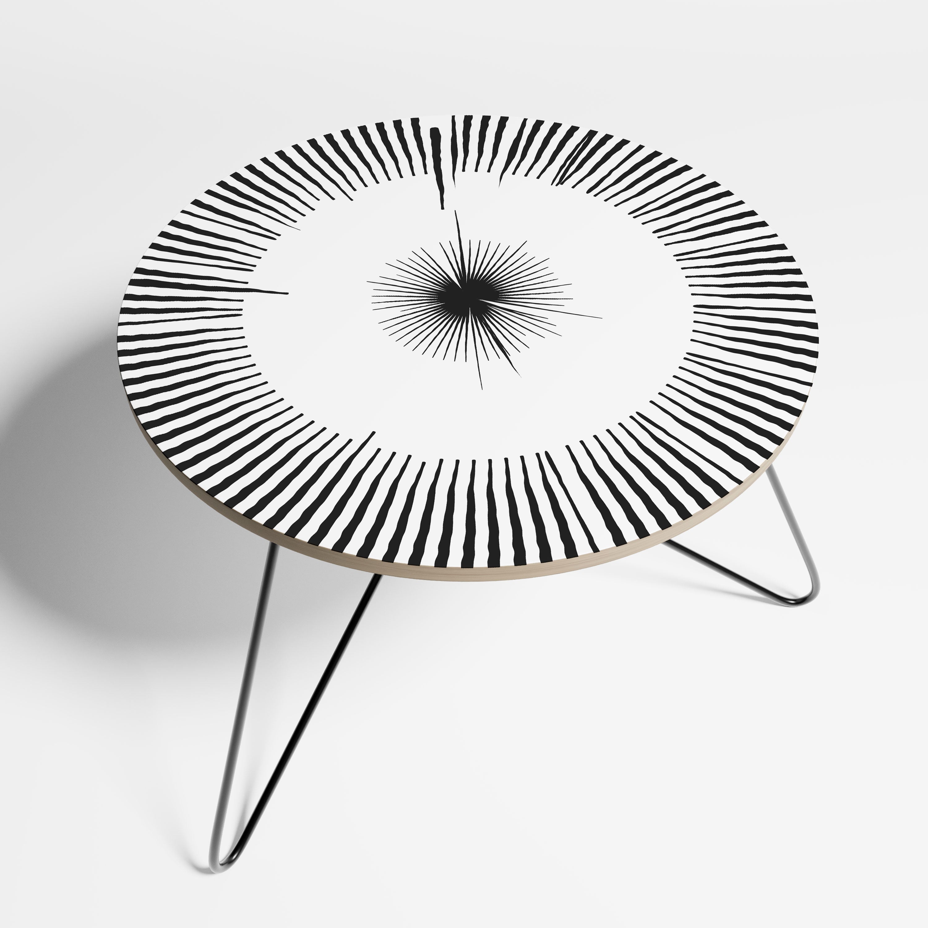 EXPLOSIVE RADIATION Couchtisch 60