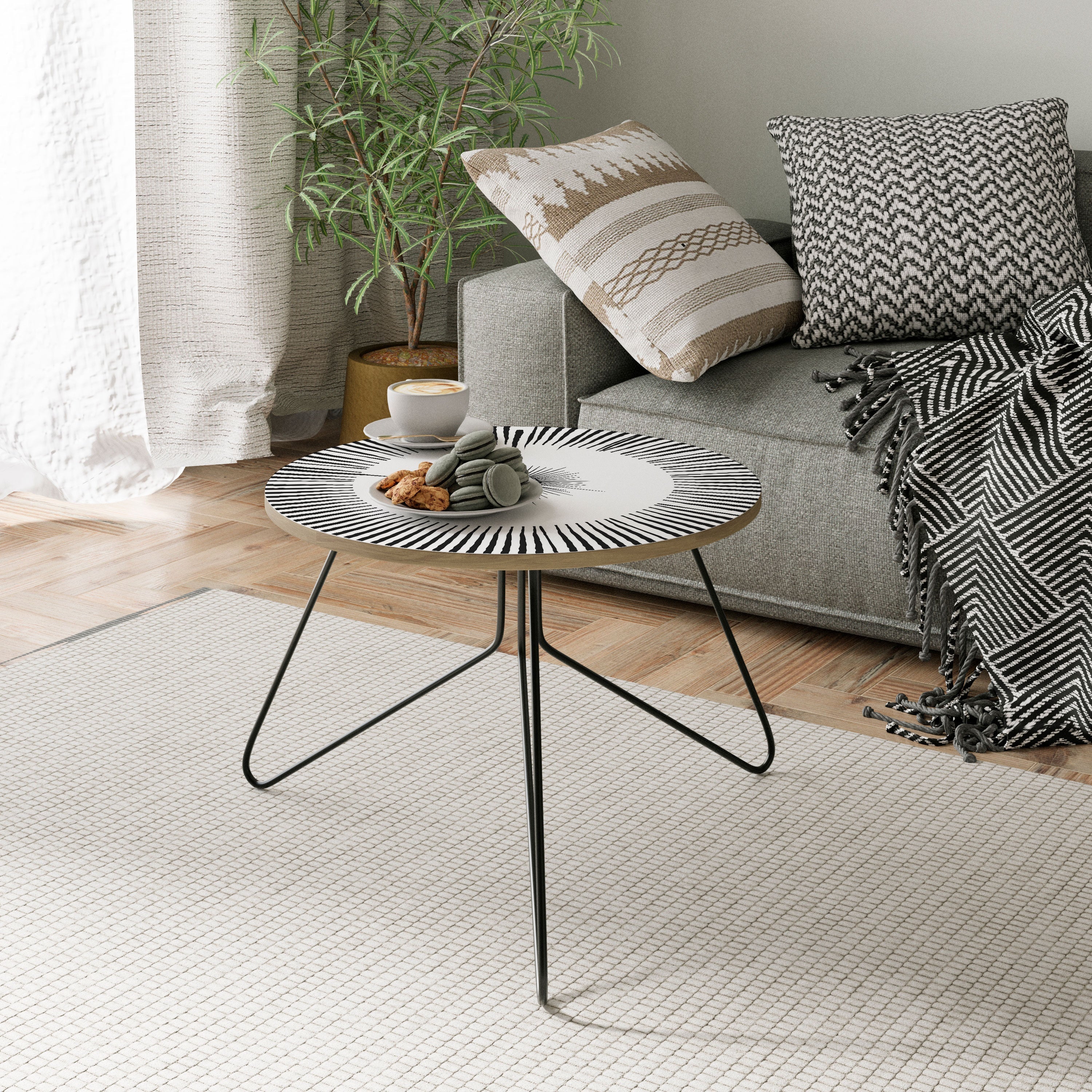 EXPLOSIVE RADIATION Couchtisch 60