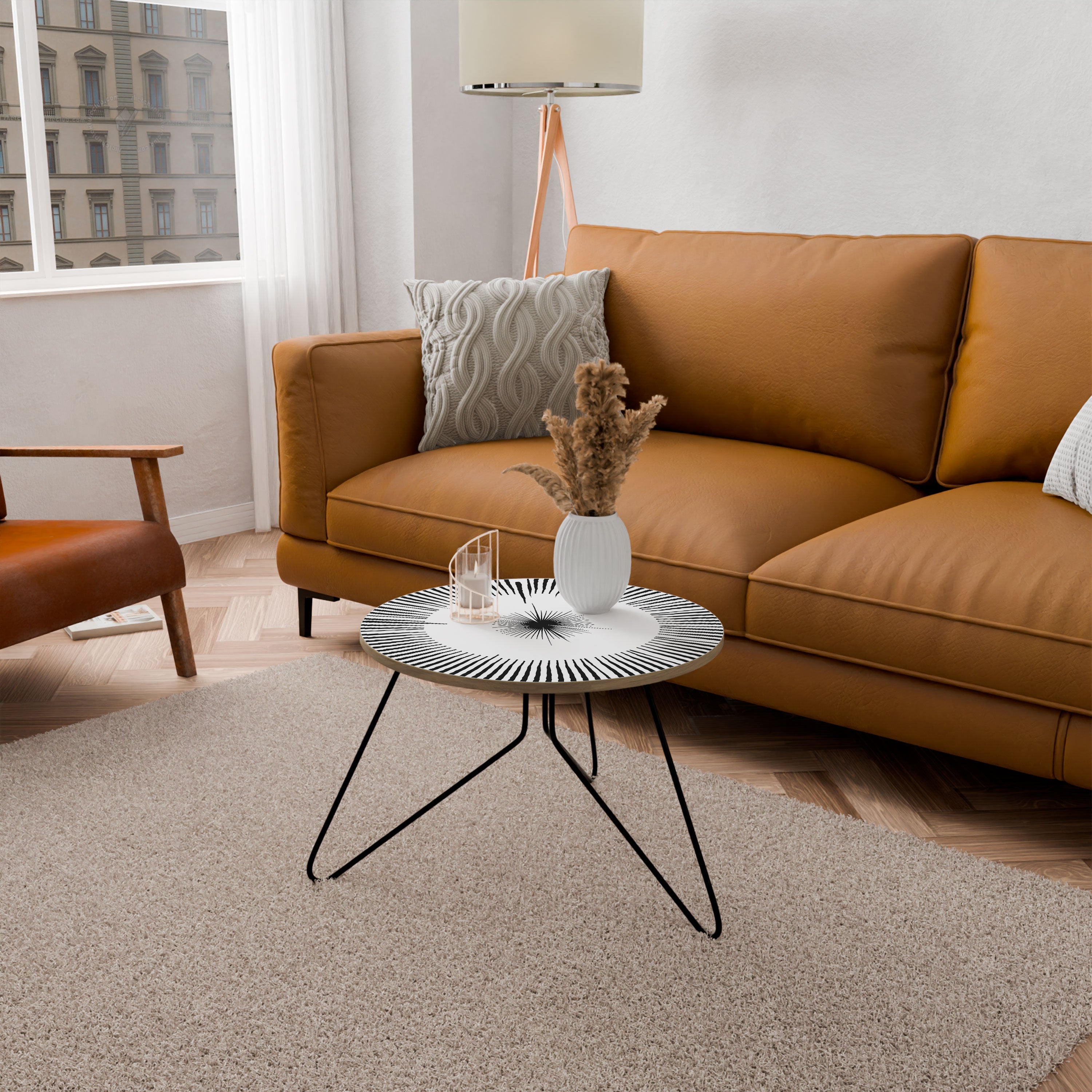 EXPLOSIVE RADIATION Couchtisch 60