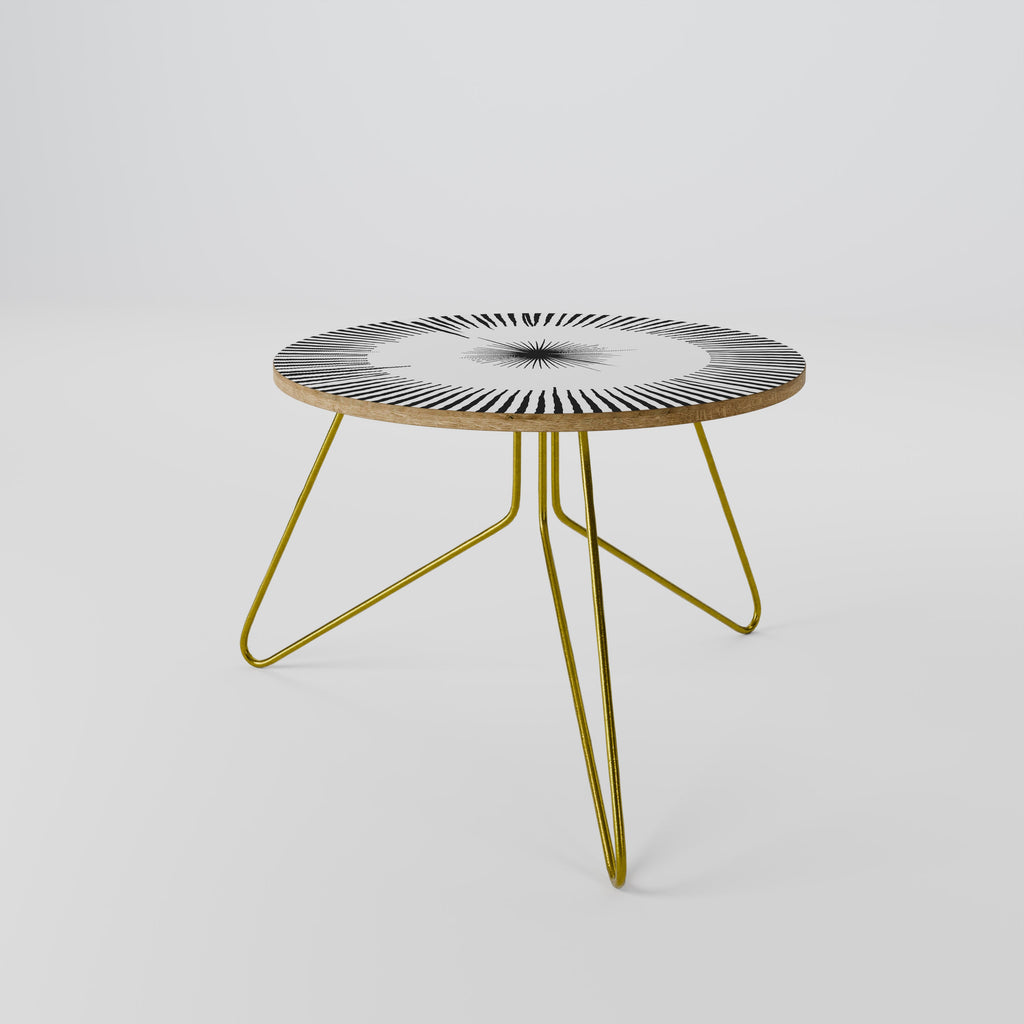 EXPLOSIVE RADIATION Couchtisch 60