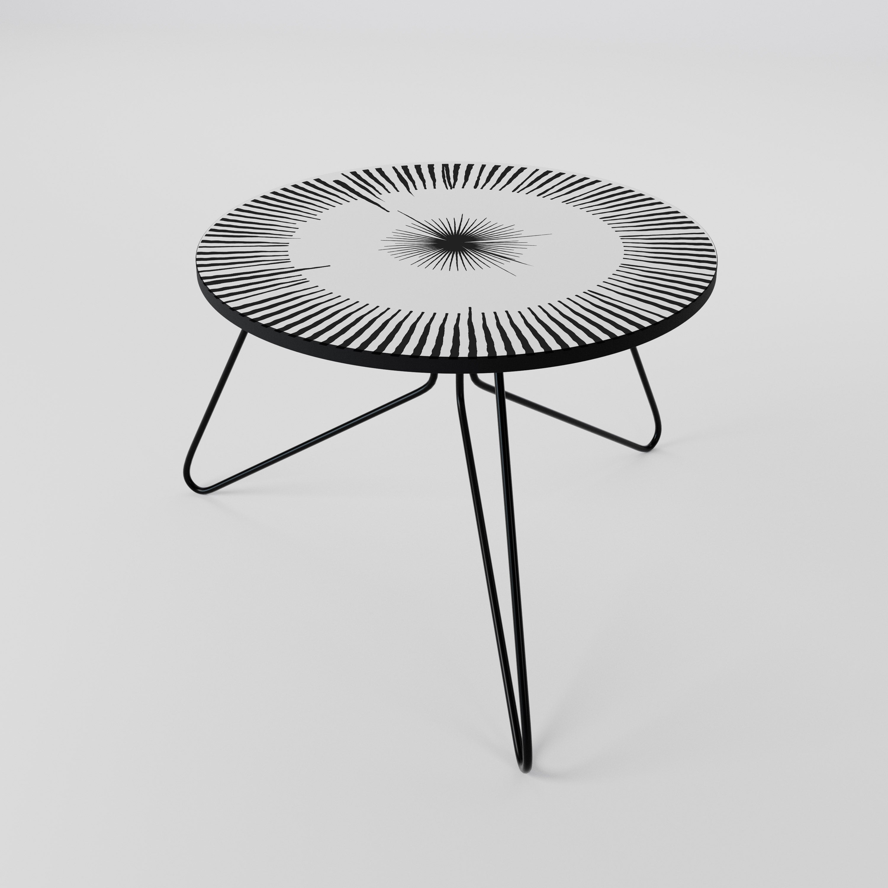 EXPLOSIVE RADIATION Couchtisch 60