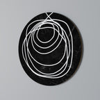 TRUST CIRCLES Runde Wanddekoration Ø 69 cm