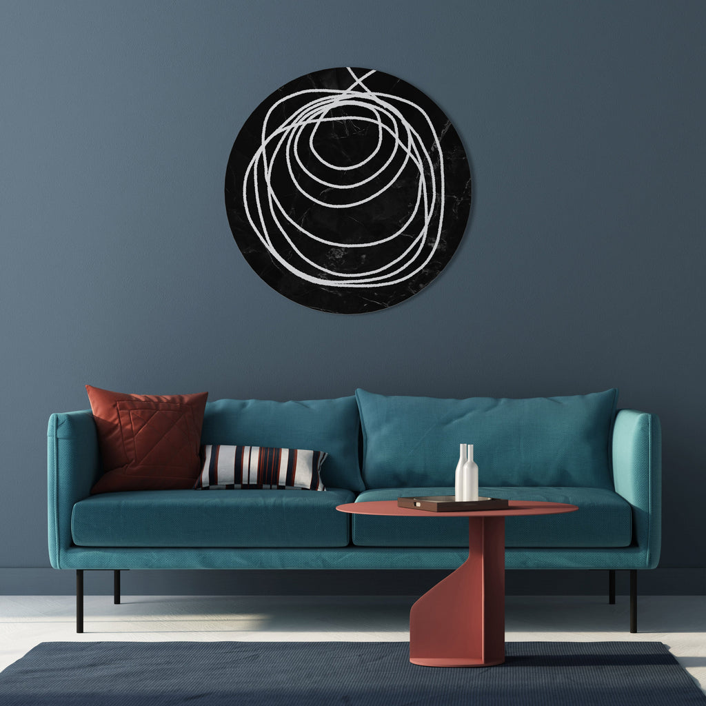 TRUST CIRCLES Runde Wanddekoration Ø 69 cm