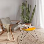 DYED BY ORANGE Couchtisch Ø 60 cm