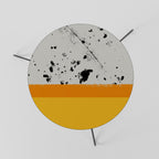 DYED BY ORANGE Couchtisch Ø 60 cm