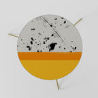 DYED BY ORANGE Couchtisch Ø 60 cm