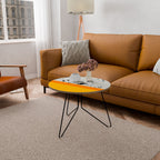 DYED BY ORANGE Couchtisch Ø 69 cm