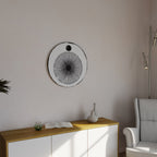 DARKNESS IS COMING Runde Wanddekoration Ø 69 cm