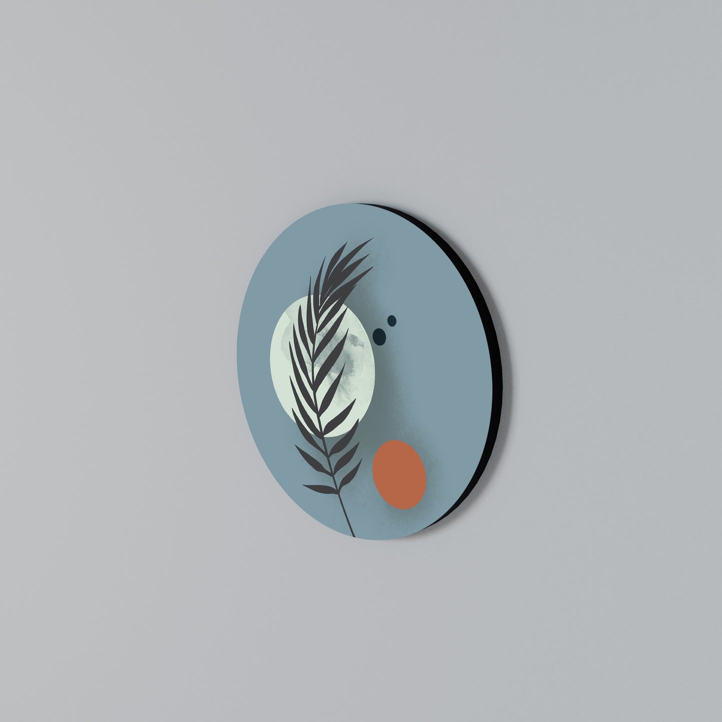 TIME FOR PLANTS Round Wall Art