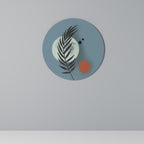 TIME FOR PLANTS Runde Wanddekoration Ø 69 cm