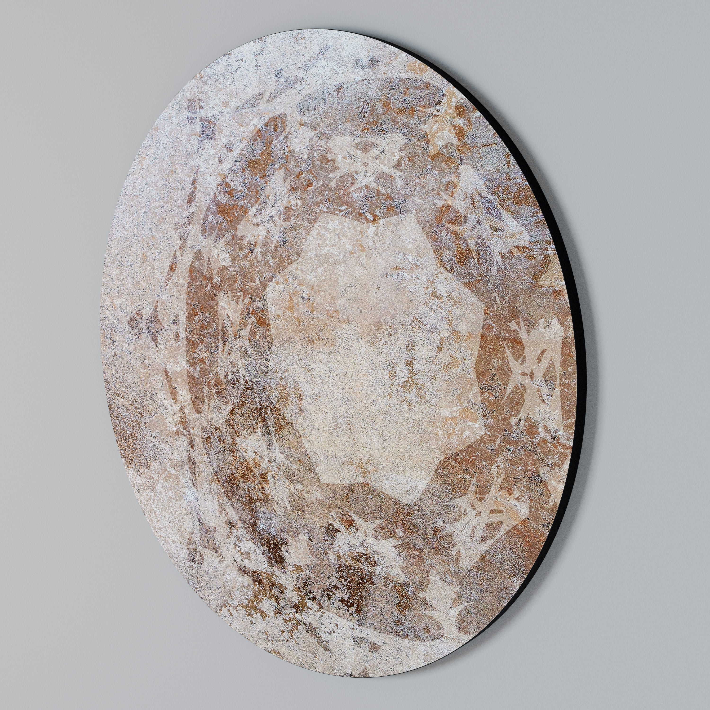 EARTHY ELEGANCE Round Wall Art